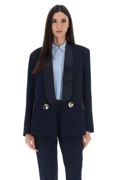 MARYNARKA DAMSKA Z OZDOBNYMI GUZIKAMI EKS GC1601 ZZ6