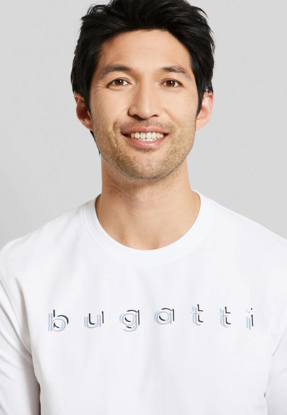 T-SHIRT MĘSKI Z DŁUGIM RĘKAWEM BUGATTI 8330 55010A