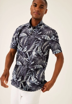 KOSZULA MESKA Z NADRUKIEM GARCIA D31288