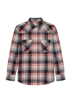KOSZULA MĘSKA W KRATĘ WRANGLER 112357243