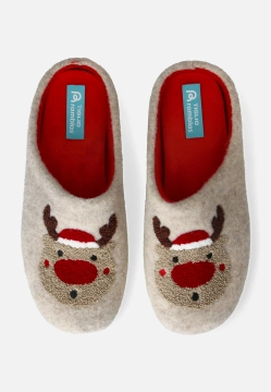 PANTOFLE DAMSKIE Z RENIFEREM TIGLIO 1517