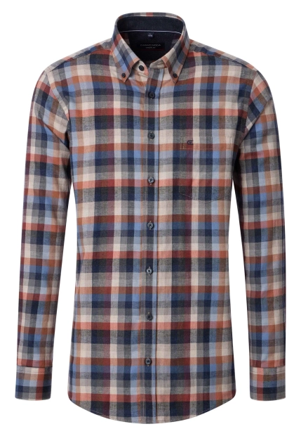 KOSZULA MĘSKA W KRATĘ Z DŁUGIM RĘKAWEM CASAMODA 454488100