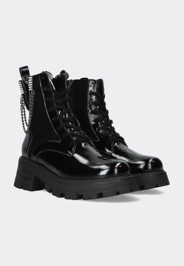 SKÓRZANE BOTKI DAMSKIE EKS 2511