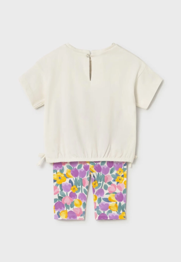 KOMPLET DZIEWCZĘCY T-SHIRT LEGGINSY MAYORAL 1753