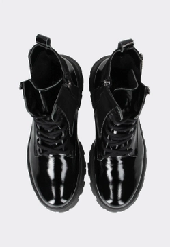 SKÓRZANE BOTKI DAMSKIE EKS 2511