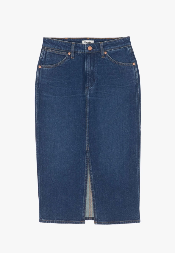 SPÓDNICA OŁÓWKOWA JEANSOWA WRANGLER 112371161