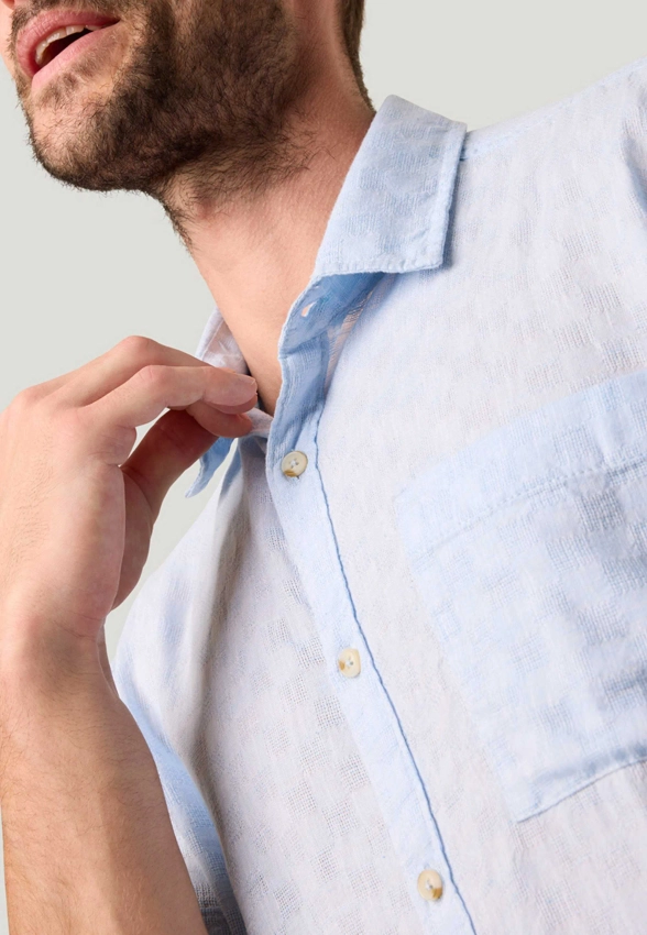 KOSZULA MĘSKA Z KRÓTKIM RĘKAWEM PIONIEER P1 40207 2000