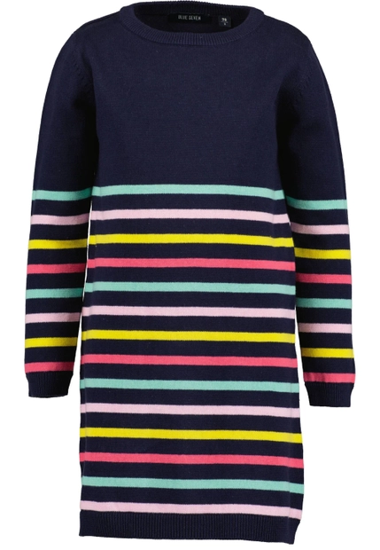 SUKIENKA DZIEWCZĘCA W PASKI BLUE SEVEN 773704 X