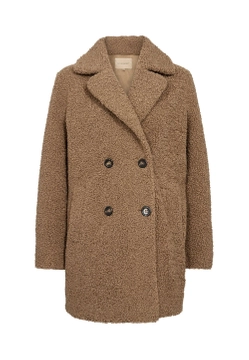 KRÓTKI PŁASZCZ DAMSKI TYPU BOUCLA SOYACONCEPT 40216