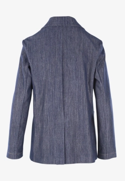 DWURZĘDOWA MARYNARKA DAMSKA Z JERSEYU O WYGLĄDZIE JEANSU PENNYBLACK ILIADE