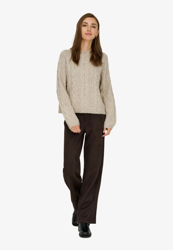 SWETER DAMSKI Z WARKOCZOWYM SPLOTEM JDY 15321106