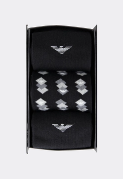 SKARPETKI 3 PARY EMPORIO ARMANI 302402 2F283