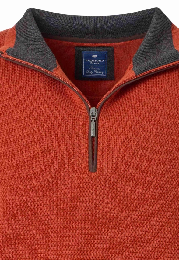 SWETER MĘSKI Z SUWAKIEM REDMOND 623