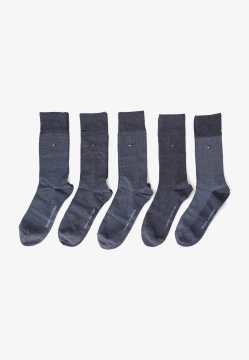 SKARPETY WYSOKIE 5 PAR W PUDEŁKU PRODUCENTA TOMMY HILFIGER 701235374C