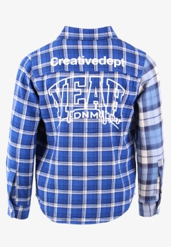 KOSZULA CHŁOPIĘCA Z DŁUGIM RĘKAWEM W KRATĘ ORIGINAL MARINES DFA2527BA