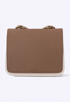 SKÓRZANA TOREBKA DAMSKA BRUNATE ST238