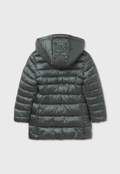 DŁUGA KURTKA PIKOWANA Z KAPTUREM DLA DZIEWCZYNKI MAYORAL 7481