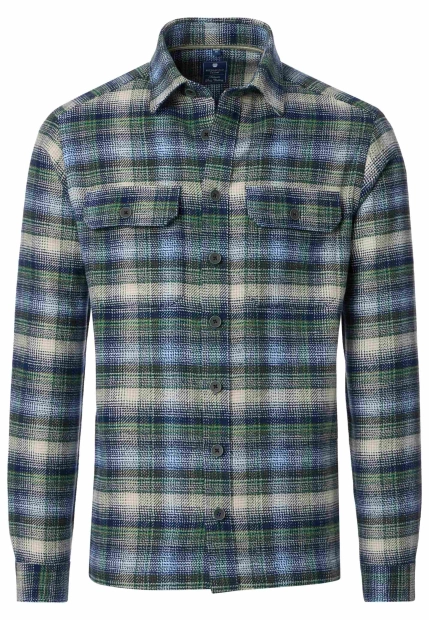 FLANELOWA KOSZULA MĘSKA Z DŁUGIM RĘKAWEM REDMOND 252135111