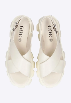 SKÓRZANE SANDAŁY DAMSKIE LL2N4049