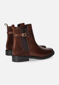 SKÓRZANE BOTKI DAMSKIE MARCO TOZZI 2-25315-45