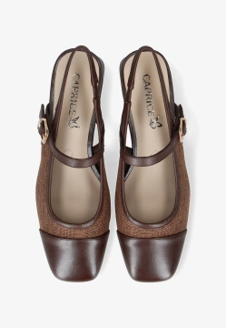 CZÓŁENKA DAMSKIE Z ODKRYTĄ PIĘTĄ CAPRICE 9-29604-46