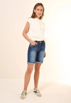 BERMUDY JEANSOWE DAMSKIE CECIL 5 NOS378655