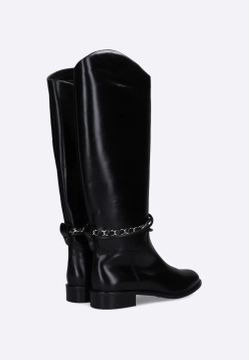 KOZAKI DAMSKIE WYSOKIE ZE SKÓRY SOLOFEMME 33956