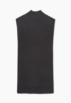 SWETER DAMSKI BEZ RĘKAWÓW Z MIESZANKI WISKOZY YERSE 43657