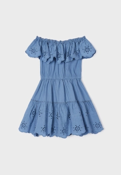 DZIEWCZĘCA SUKIENKA HISZPANKA Z HAFTEM MAYORAL 3929