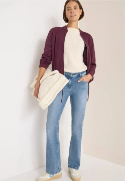 JEANSY DAMSKIE Z EFEKTEM PRZETARCIA CECIL 3 380036BOOTC