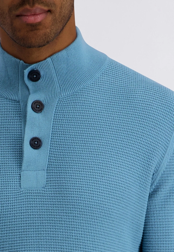 SWETER MĘSKI ZE STÓJKĄ ZAPINANĄ NA GUZIKI PIERRE CARDIN C5 51756 5105