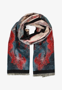 SZAL DAMSKI Z MIESZANKI WISKOZY COVERI COLLECTION 253116