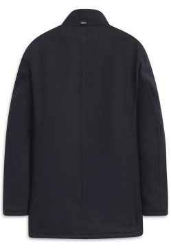 WEŁNIANA KURTKA MĘSKA Z PIKOWANĄ WSTAWKĄ BUGATTI 874328 81063