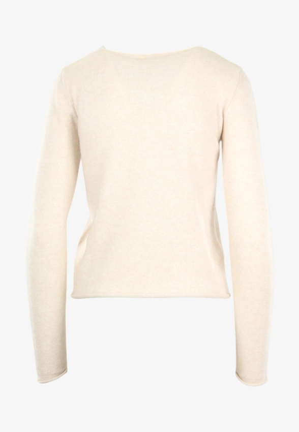 SWETER DAMSKI Z DOMIESZKĄ WEŁNY WISKOZY I KASZMIRU EMME MARELLA STAZZO