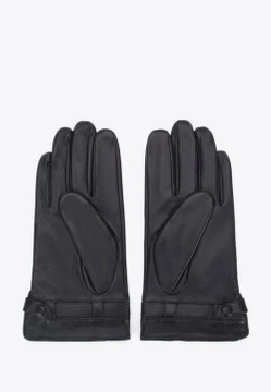 MĘSKIE RĘKAWICZKI SKÓRZANE Z PASKIEM NA ZATRZASK WITTCHEN 45-6A-016-5