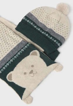 KOMPLET NIEMOWLĘCY Z MISIEM CZAPKA I SZALIK MAYORAL 10767