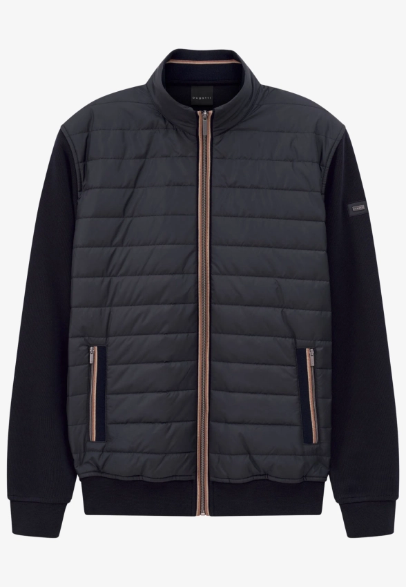 BLUZA MĘSKA Z PIKOWANYM PRZODEM BUGATTI 8700 15121