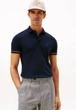 POLO MĘSKIE Z KRÓTKIM RĘKAWEM TOMMY HILFIGER MW0MW41612