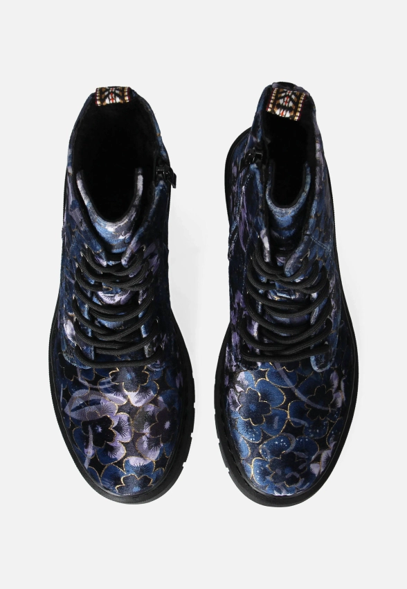 TRZEWIKI DAMSKIE Z KWIATOWYM WZOREM ARTIKER 57C1052