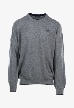 SWETER MĘSKI Z DOMIESZKĄ WEŁNY I WISKOZY NORTH SAILS 699775