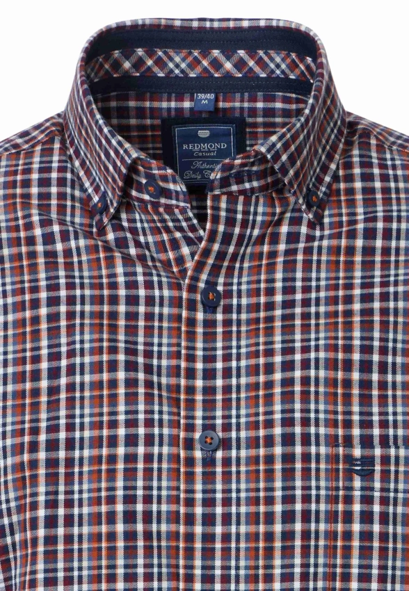 KOSZULA MĘSKA W KRATĘ REDMOND 252400111