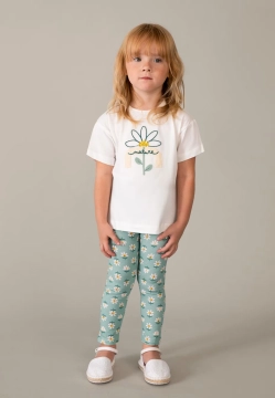 KOMPLET DZIEWCZĘCY T-SHIRT I LEGGINSY MAYORAL 3727