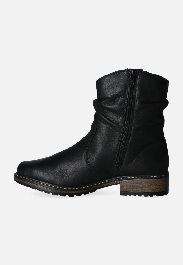 SKÓRZANE BOTKI DAMSKIE RIEKER Z6883-00