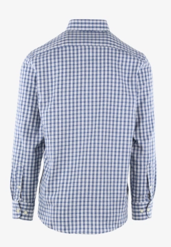 BAWEŁNIANA KOSZULA MĘSKA Z DŁUGIM RĘKAWEM W KRATĘ ASCOT SPORT 15284209