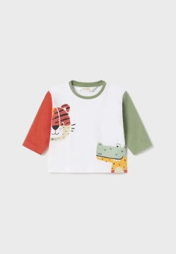NIEMOWLECY ZESTAW 2 KOSZULEK Z DŁUGIM RĘKAWEM MAYORAL 1003