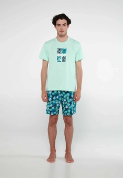 PIŻAMA MĘSKA Z KRÓTKIM RĘKAWEM VAMP 20710