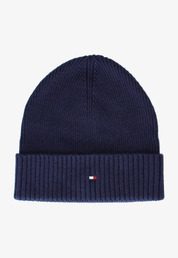 KOMPLET MĘSKI CZAPKA I SZLIK Z DOMIESZKĄ KASZMIRU TOMMY HILFIGER AM0AM13807C