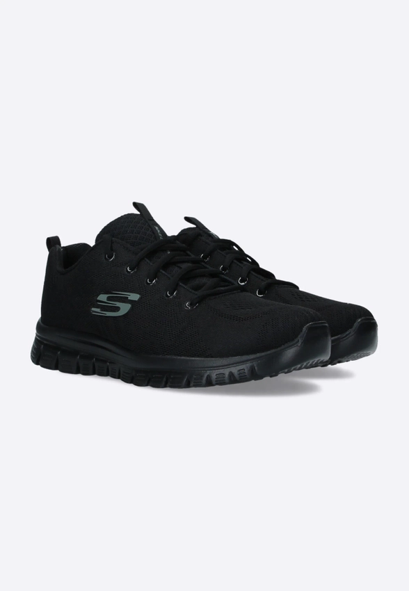 SNEAKERSY DAMSKIE SKECHERS 12615BBK