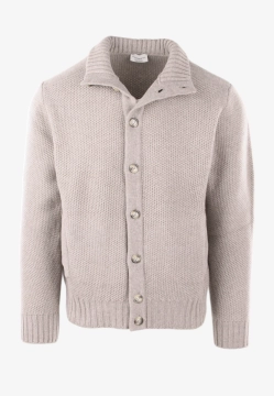 WEŁNIANY SWETER MĘSKI ZAPINANY NA GUZIKI Z DOMIESZKĄ KASZMIRU MORGANO 491697