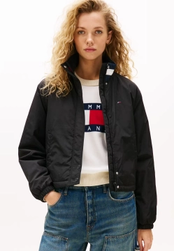 KURTKA DAMSKA Z LOGO NA KOŁNIERZU TOMMY JEANS DW0DW21436